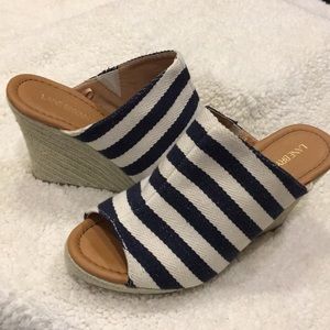 Lane Bryant Peep Toe Wedge